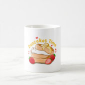 Kawaii Pancakes und Cat Kaffeetasse (Mittel)