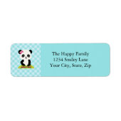 Kawaii Panda Address Labels (Vorne)