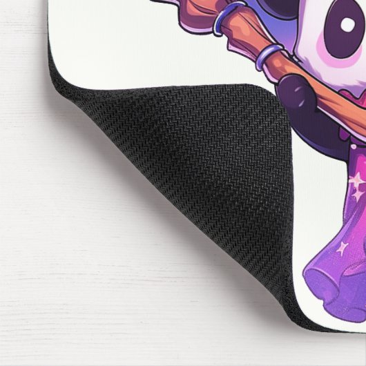 Kawaii Panda als Magisches Mädchen Mousepad (Ecke)
