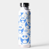 Kawaii Panda Baby Blue and White Pattern Wireless Trinkflasche (Links)