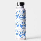 Kawaii Panda Baby Blue and White Pattern Wireless Trinkflasche (Rechts)