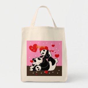 Kawaii Panda Bear Funny Niedlich Named Gifts Tragetasche