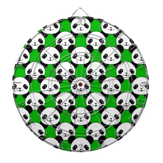 Kawaii Panda Bear Pattern Dartscheibe (vorne)