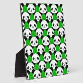 Kawaii Panda Bear Pattern Fotoplatte (Seite)