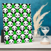 Kawaii Panda Bear Pattern Fotoplatte (Seite)