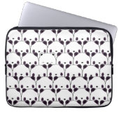 Kawaii Panda Bear Pattern Laptopschutzhülle (Vorderseite)
