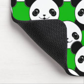 Kawaii Panda Bear Pattern Mousepad (Ecke)