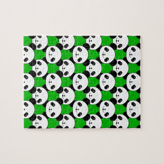 Kawaii Panda Bear Pattern Puzzle (Horizontal)