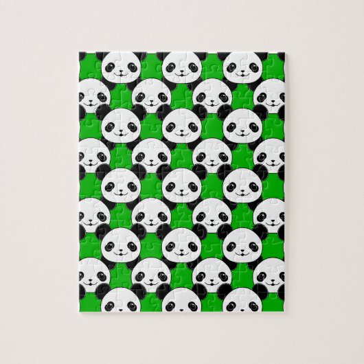 Kawaii Panda Bear Pattern Puzzle (Vertikal)