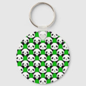Kawaii Panda Bear Pattern Schlüsselanhänger (Vorderseite)