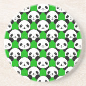 Kawaii Panda Bear Pattern Untersetzer (Vorne)
