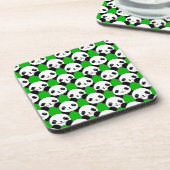 Kawaii Panda Bear Pattern Untersetzer (Linke Seite)