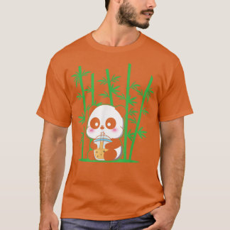 Kawaii Panda Bubble Tea Boba Tea Niedlich Panda T-Shirt
