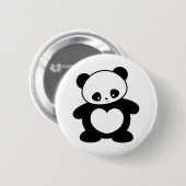 Kawaii Panda Button (Vorne & Hinten)