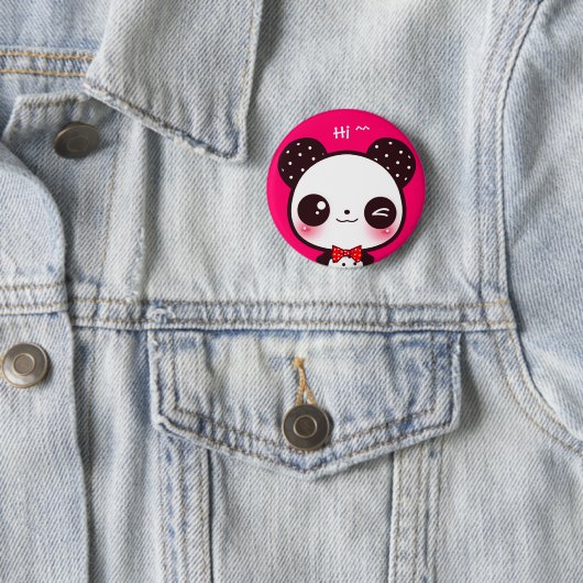Kawaii Panda Button (Beispiel)