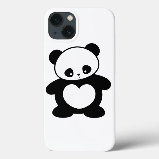Kawaii Panda Case-Mate iPhone Hülle (Rückseite)