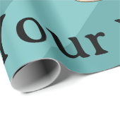 Kawaii Panda Coffee Gift Wrap Paper Geschenkpapier (Rolleneckpunkt)