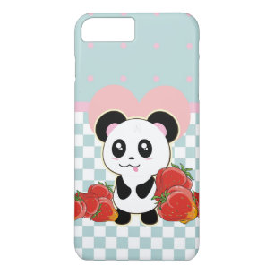 Kawaii Panda Erdbeeren niedlich Case-Mate iPhone Hülle