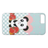 Kawaii Panda Erdbeeren niedlich Case-Mate iPhone Hülle (Rückseite (Horizontal))