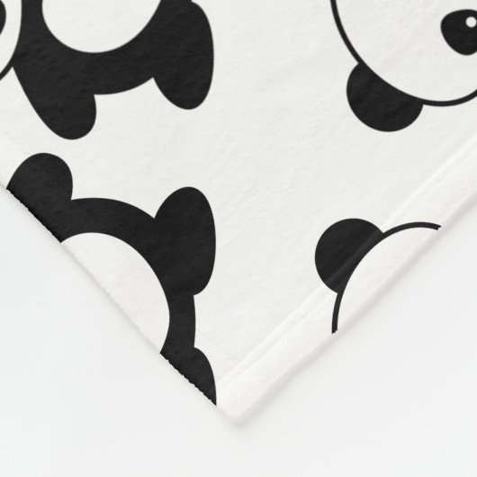 Kawaii Panda Fleecedecke (Ecke)