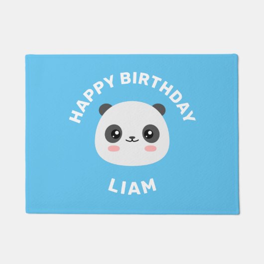 Kawaii Panda Fußmatte (Vorderseite)