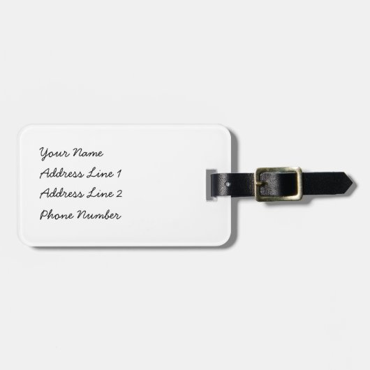 Kawaii Panda Gepäckanhänger (Vorderseite horizontal)