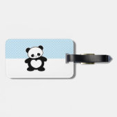 Kawaii Panda Gepäckanhänger (Rückseite horizontal)