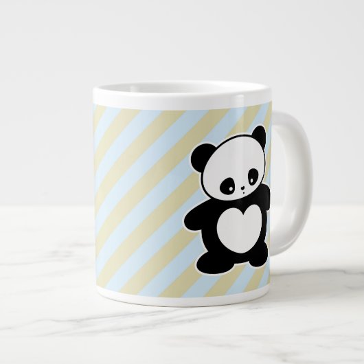 Kawaii Panda Jumbo-Tasse (Vorderseite Rechts)