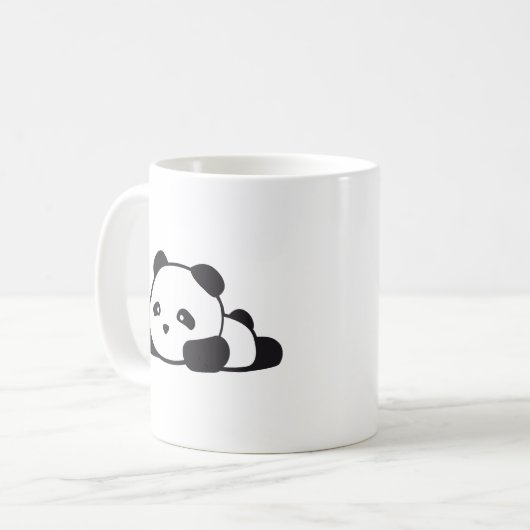 Kawaii Panda Kaffeetasse (Vorderseite Links)