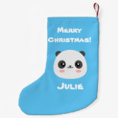 Kawaii Panda Kleiner Weihnachtsstrumpf (Rückseite)