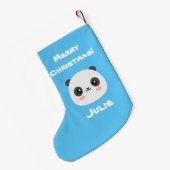 Kawaii Panda Kleiner Weihnachtsstrumpf (Rückseite (Hängend))