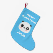 Kawaii Panda Kleiner Weihnachtsstrumpf (Vorderansicht (hängend))