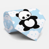Kawaii Panda Krawatte (Gerollt)