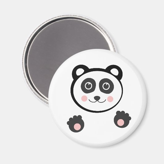 Kawaii Panda Magnet (Vorderseite/Rückseite)