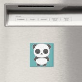 Kawaii Panda Magnet (In Situ (Geschirrspüler))