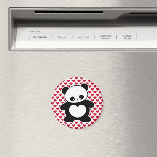 Kawaii Panda Magnet (In Situ (Geschirrspüler))