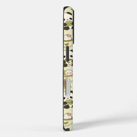Kawaii Panda Matcha Pattern Phone Case (Rückseite / Rechts)
