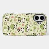 Kawaii Panda Matcha Pattern Phone Case (Rückseite (Horizontal))