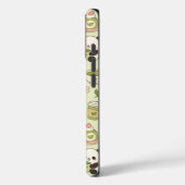 Kawaii Panda Matcha Pattern Phone Case (Rückseite / Links)