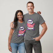 Kawaii Panda mit Watermelon T-Shirt (Unisex)