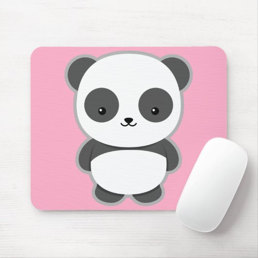 Kawaii Panda Mousepad (Mit Mouse)