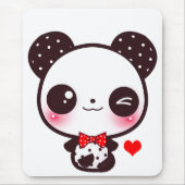 Kawaii Panda Mousepad (Vorne)