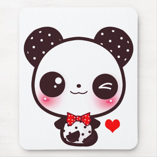 Kawaii Panda Mousepad (Vorne)
