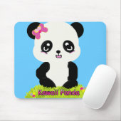 Kawaii Panda Mousepad (Mit Mouse)