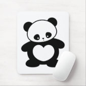 Kawaii Panda Mousepad (Mit Mouse)