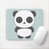 Kawaii Panda Mousepad (Mit Mouse)
