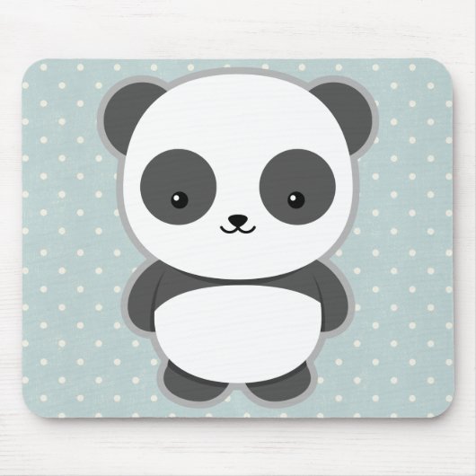 Kawaii Panda Mousepad (Vorne)