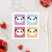 Kawaii Panda Muster für mehrfarbige Pop Serviette (Beispiel)