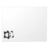 Kawaii Panda Notizblock (Vorderseite)