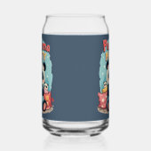 Kawaii Panda Pajama Party Cosy Sleepover Ästhetik Dosenglas (Rechts)